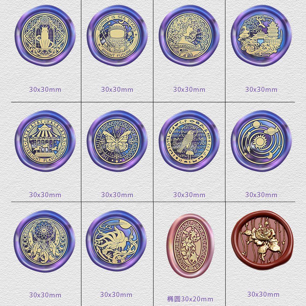 JONYE Con Dấu Đóng Sáp Niêm Phong Bao Thư Phong Cách Năm Mới