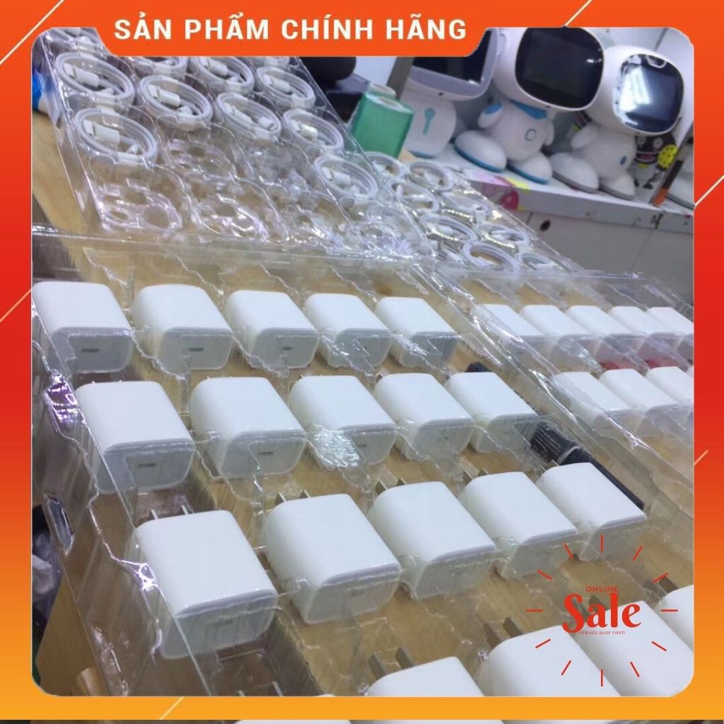Củ sạc nhanh IPhone 11 pro max 18W zin máy chân dẹp US - Thiên Tân