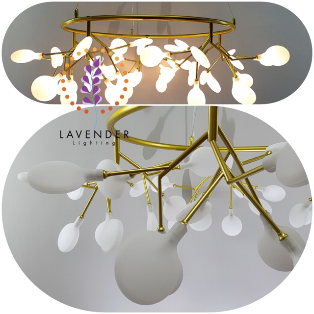 Đèn thả chùm lá tròn Heracleum TH187_A2