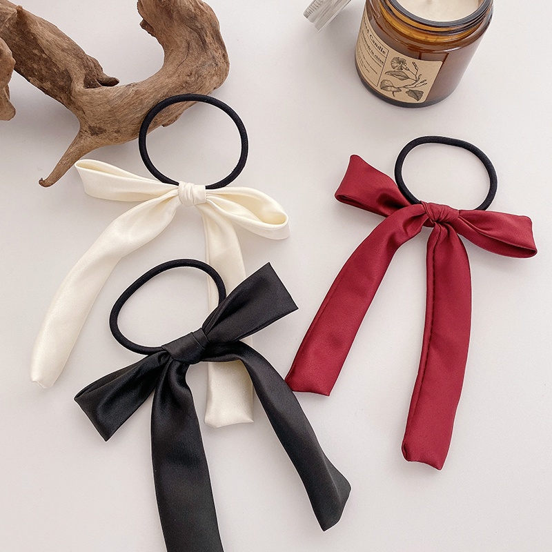 ✨Dây Buộc Tóc Thắt Nơ Họa Tiết Hoa Xinh Xắn Cho Nữ