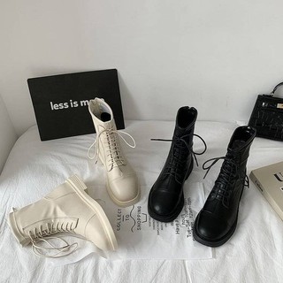 Giày ulzzang cao cổ da mềm mã B1