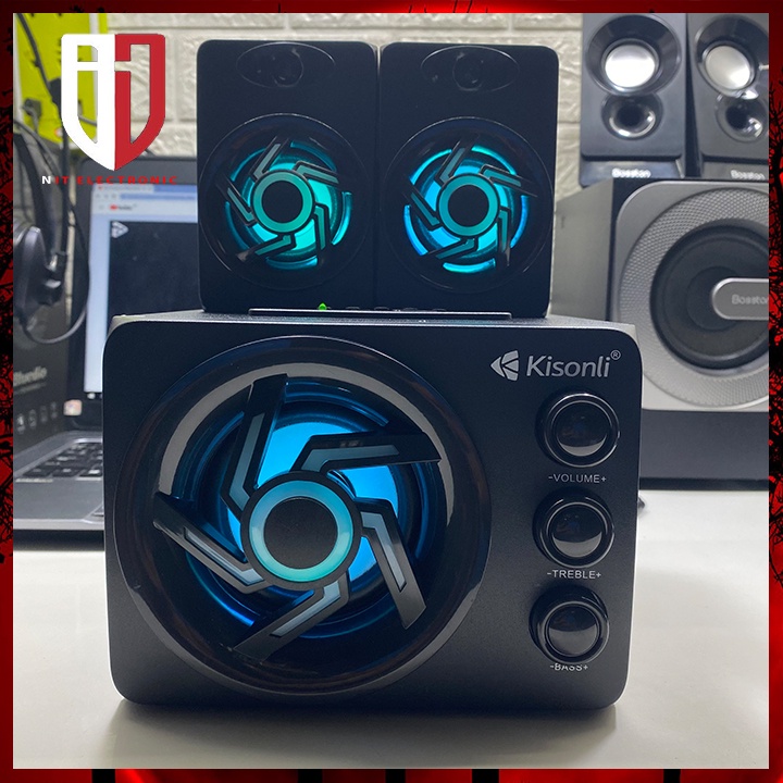 Loa máy tính laptop bluetooth để bàn chính hãng Kisonli TM-6000U loa pc bass mạnh