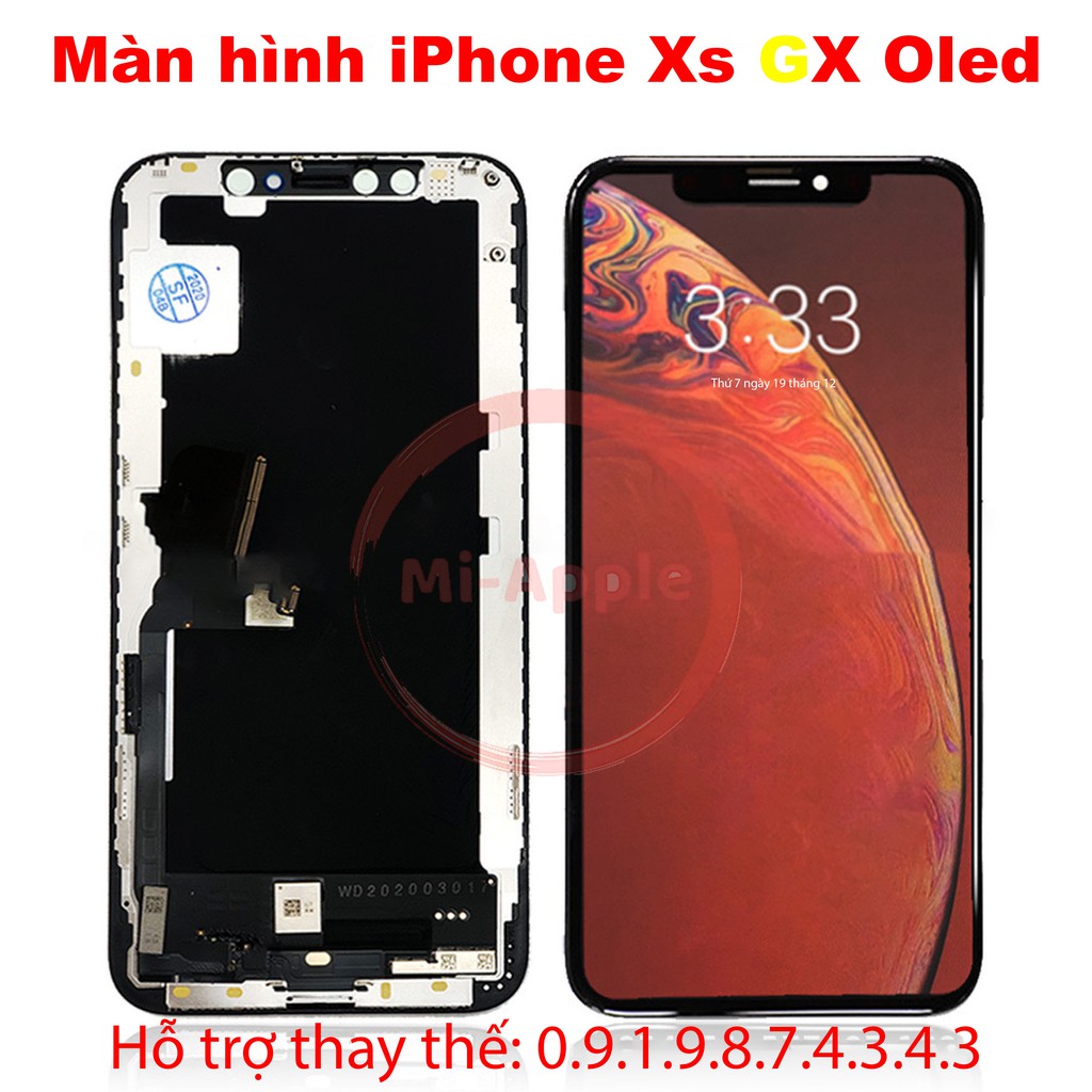 [MÀN HÌNH OLED GIÁ SIÊU NÉT] MÀN HÌNH IPHONE XS GX OLED CHÍNH HÃNG BẢO HÀNH 12 THÁNG THAY THẾ CHO IPHONE XS