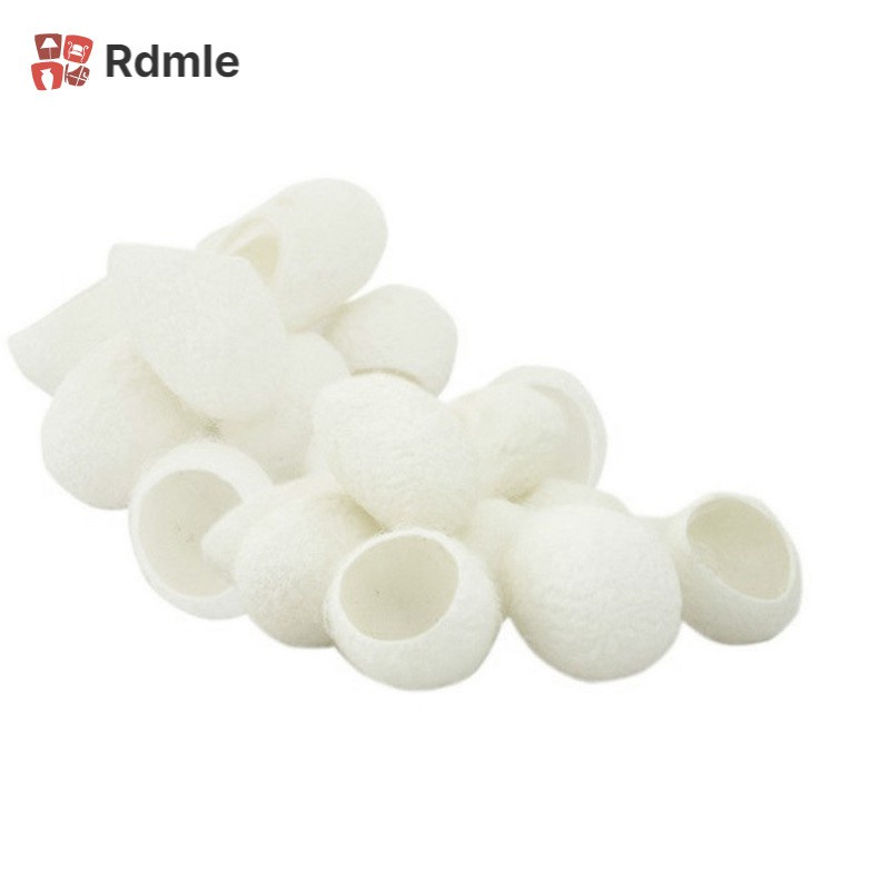 [COD]# RDMLE 100Pcs Organic Natural Silk Cocoons Silkworm Balls Facial Skin Care Scrub Purifying Acne Anti Aging Whitening