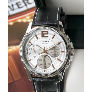 Đồng hồ nam dây da Casio MTP-E305L