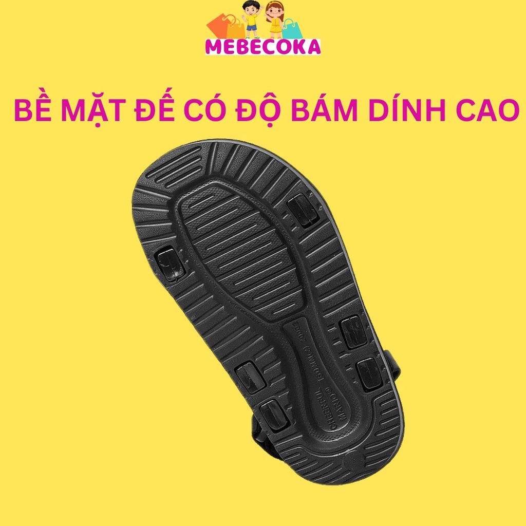 Dép quai dán cho bé Cheerful Mario, sandal bé trai bé gái chống trơn trượt hàng CHÍNH HÃNG CM