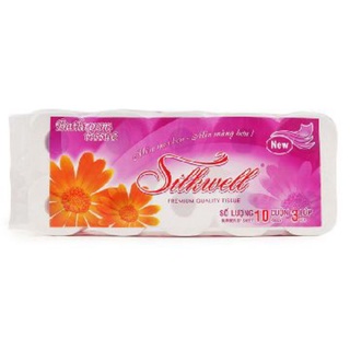 Giấy Vệ Sinh Silkwell 3 Lớp Lốc 10 Cuộn - 8936020575810