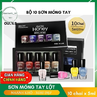 ✿oul'isi✿gel sơn móng tay có thể được xé ra trong một （ 5ml / 10 chai)