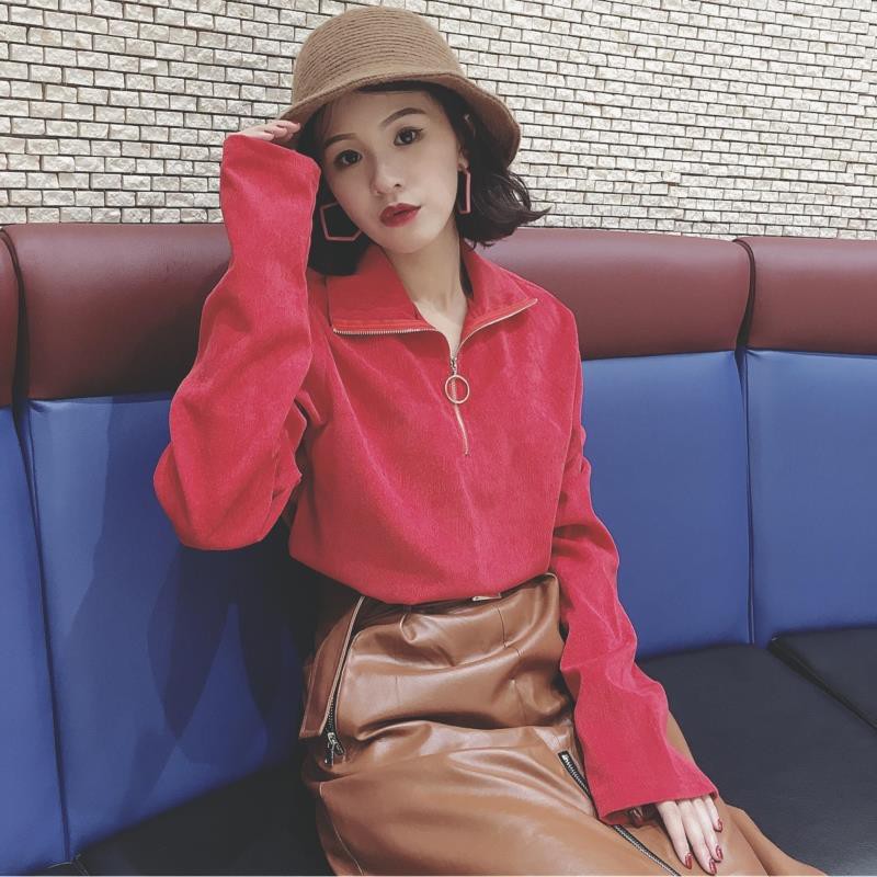 ÁO THUN NỈ DÀI TAY ULZZANG CỰC HỢP MỐT THU ĐÔNG 2018 <3 <3