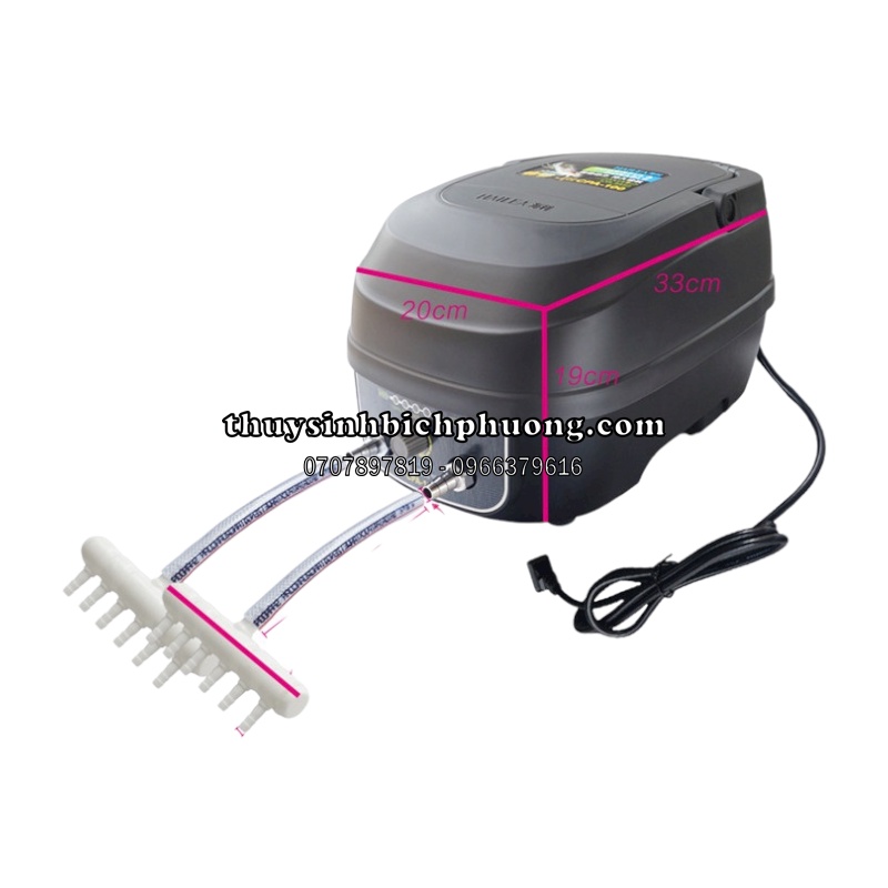 MÁY SỦI OXY TÍCH ĐIỆN CP60 CPA60 CPA80 CPA100 CPA120 HAILEA - HÒA TAN OXI HỒ CÁ KOI THỦY HẢI SẢN