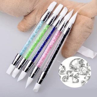 Bút nặn hoa silicon cán đá .