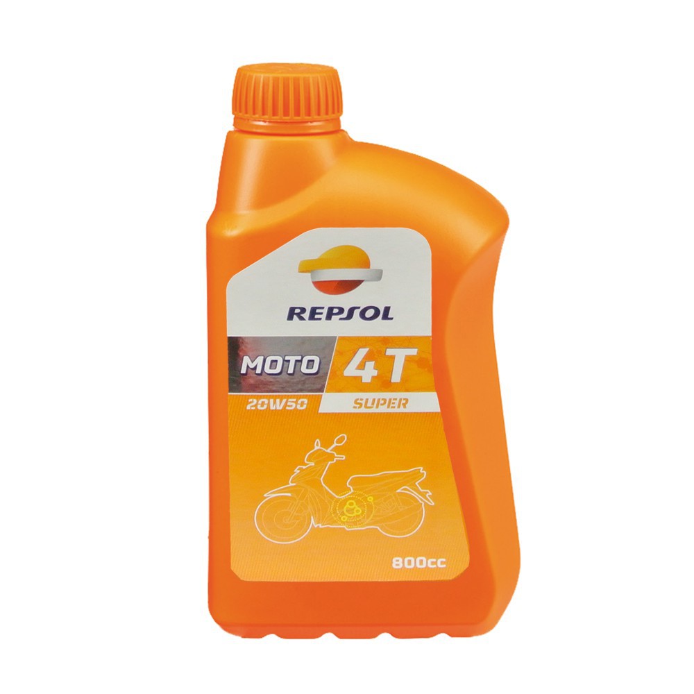 Nhớt xe số Repsol Moto Super 4T 20W50 800ml