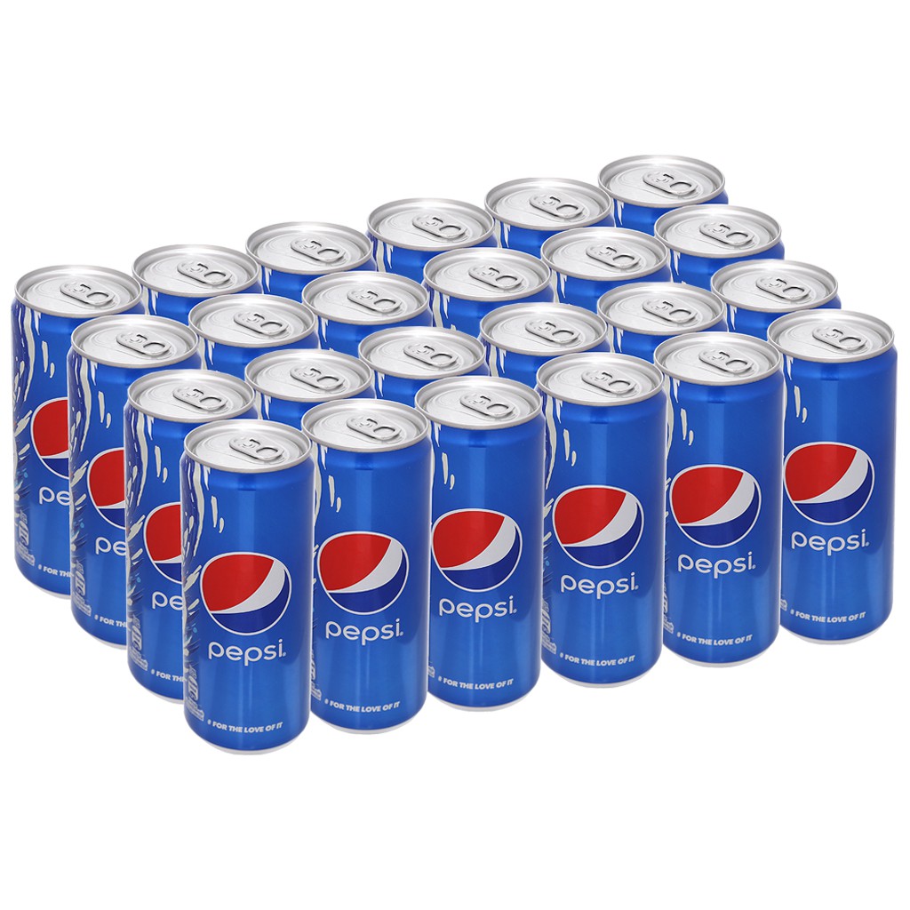 Lốc 6 Lon Nước Giải Khát Pepsi Lon 330ml