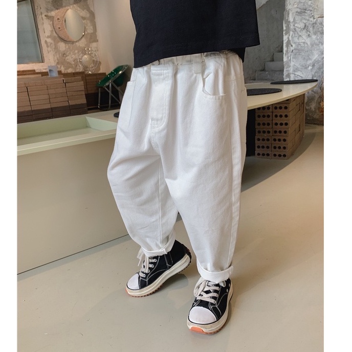 Quần kaki bé trai thô trắng QB344 sz 90-150, quần dài cho bé thời trang Hàn quốc, thu đông 2022