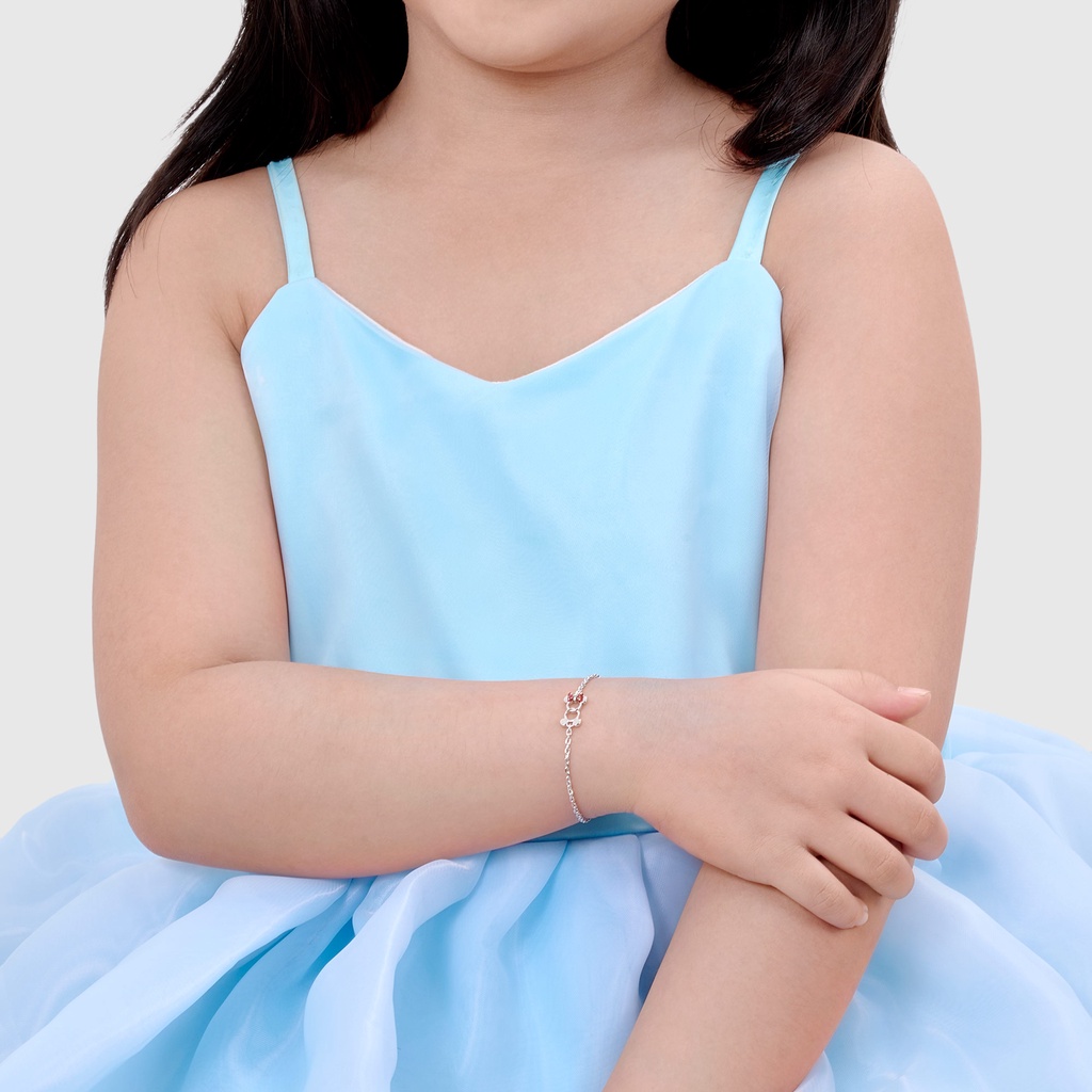 Lắc tay trẻ em Bạc Disney|PNJ 0000W060086