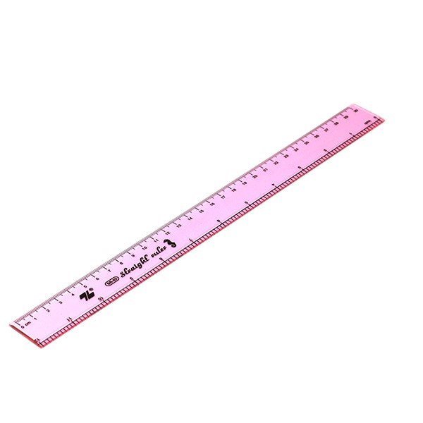 Thước Kẻ Thiên Long 20-30cm - Cấu tạo từ nhựa cứng trong suốt, độ bền cao