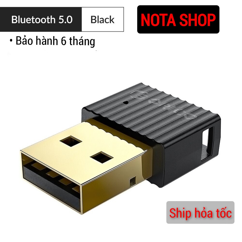 Usb Bluetooth 5.0 kết nối thiết bị Chuột Loa Tai nghe Bàn phím, dùng cho Máy Laptop PC