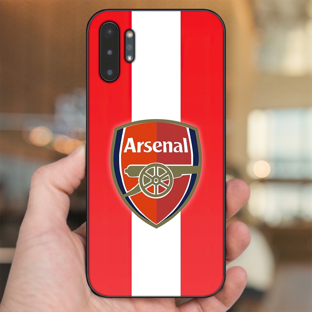 Ốp lưng Samsung Note 10 Plus viền đen in hình Arsenal FC