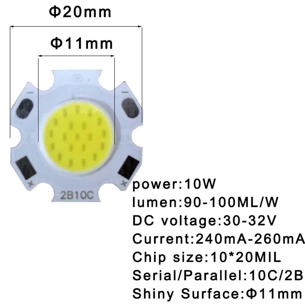 Đèn LED COB 300mA 3W 5W 7W 10W Năng Lượng Cao
