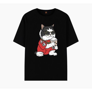 Milk Tea Cat Tshirt - ATHENA