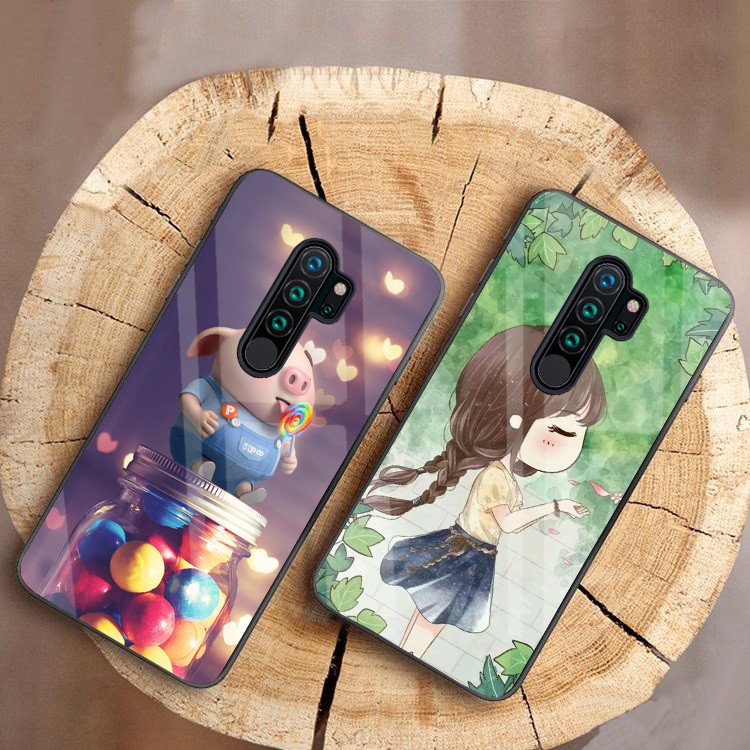 Ốp Lưng XIAOMI NOTE 8 PRO mặt kính cường lực cao cấp