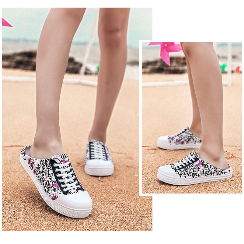 Giày nhựa kiểu dáng thể thao khoét gót cho nữ - SB91 | BigBuy360 - bigbuy360.vn