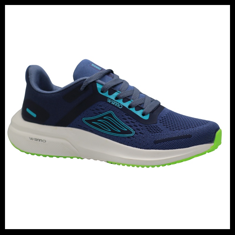 Giày thể thao sneaker nam hàng xuất khẩu thương hiệu wanno vải lưới mềm thoáng khi - BH 12 tháng