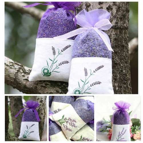 Túi Thơm Để Phòng Nụ Hoa Khô Oải Hương Lavender, Mùi Thơm Nhẹ Dịu Cho Căn Phòng Của Bạn