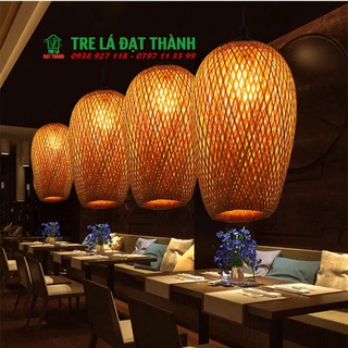 Đèn chùm mây tre trang trí