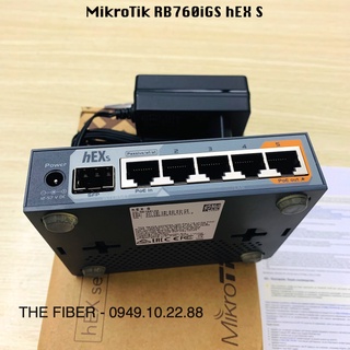 Thiết bị Router MikroTik RB760iGS hEX S