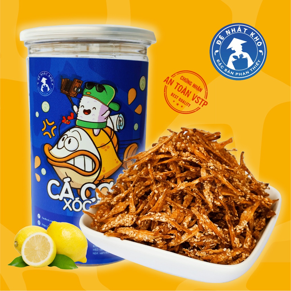 Cá Cơm Rim Sấy Mè 200G Đệ Nhất Khô đồ ăn vặt Việt Nam giá rẻ, Giòn Giòn Thơm Thơm Bùi Bùi Mặn Mặn, Đặc Sản Phan Thiết