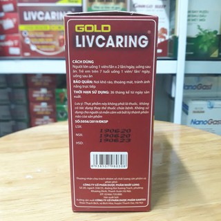 Bổ gan Livcaring gold