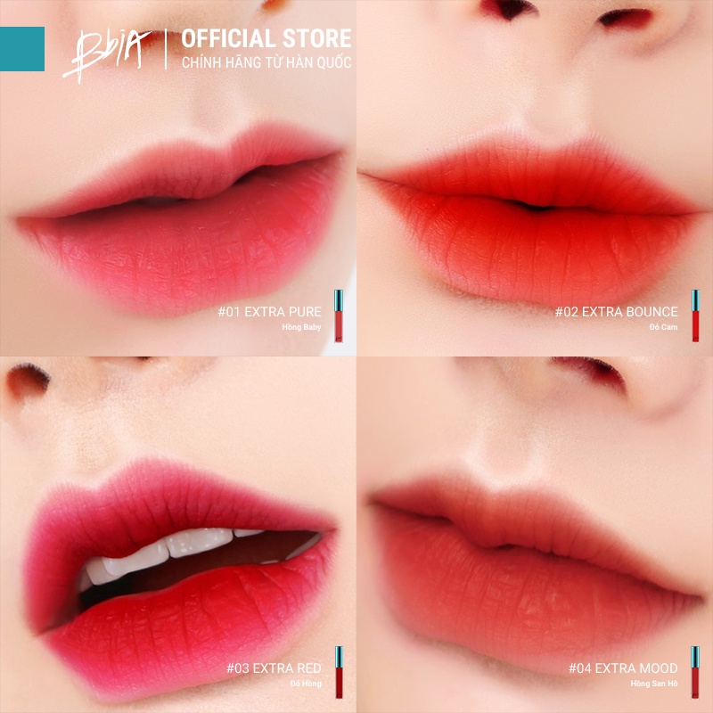 Son Kem Lì Bbia Last Velvet Lip Tint Version 1 (5 màu) 5g - Bbia Official Store