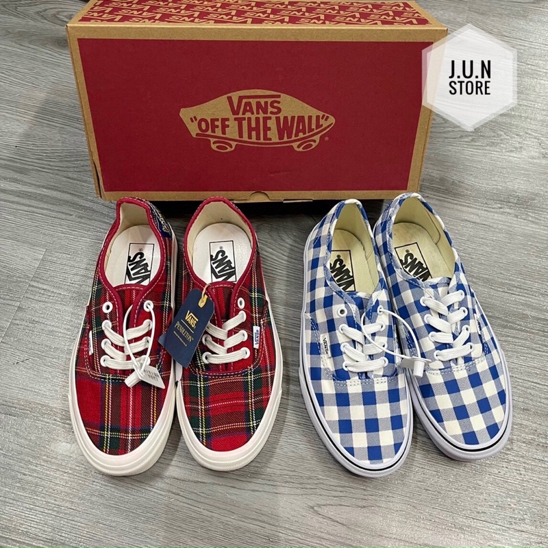 GIÀY VANS FACTORY ANAHEIM WHITE RED ĐỎ SC