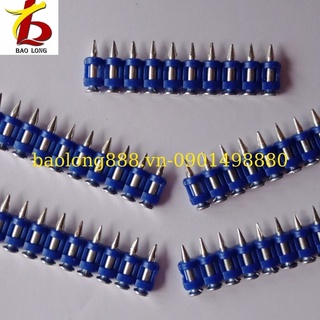 Đinh bắn bê tông  Size 3x19; (1000 đinh/hộp + 1 bình Gas)**Liên hệ để được giá tốt**