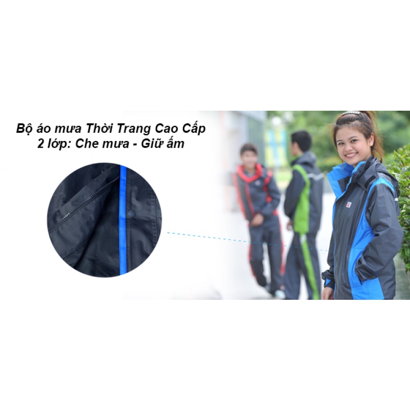 BỘ ÁO MƯA THỜI TRANG CAO CẤP RANDO