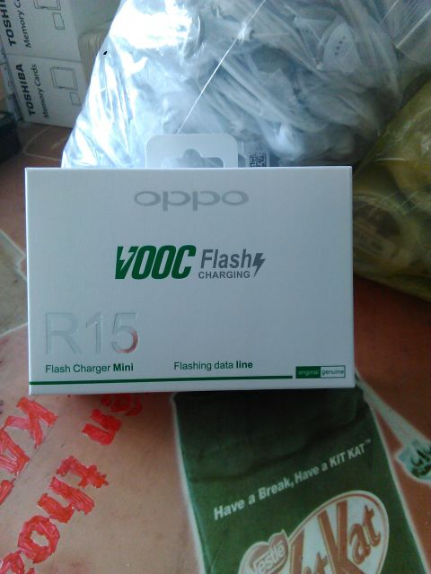 Combo Cáp Zin + Cốc Zin Vooc Oppo R15