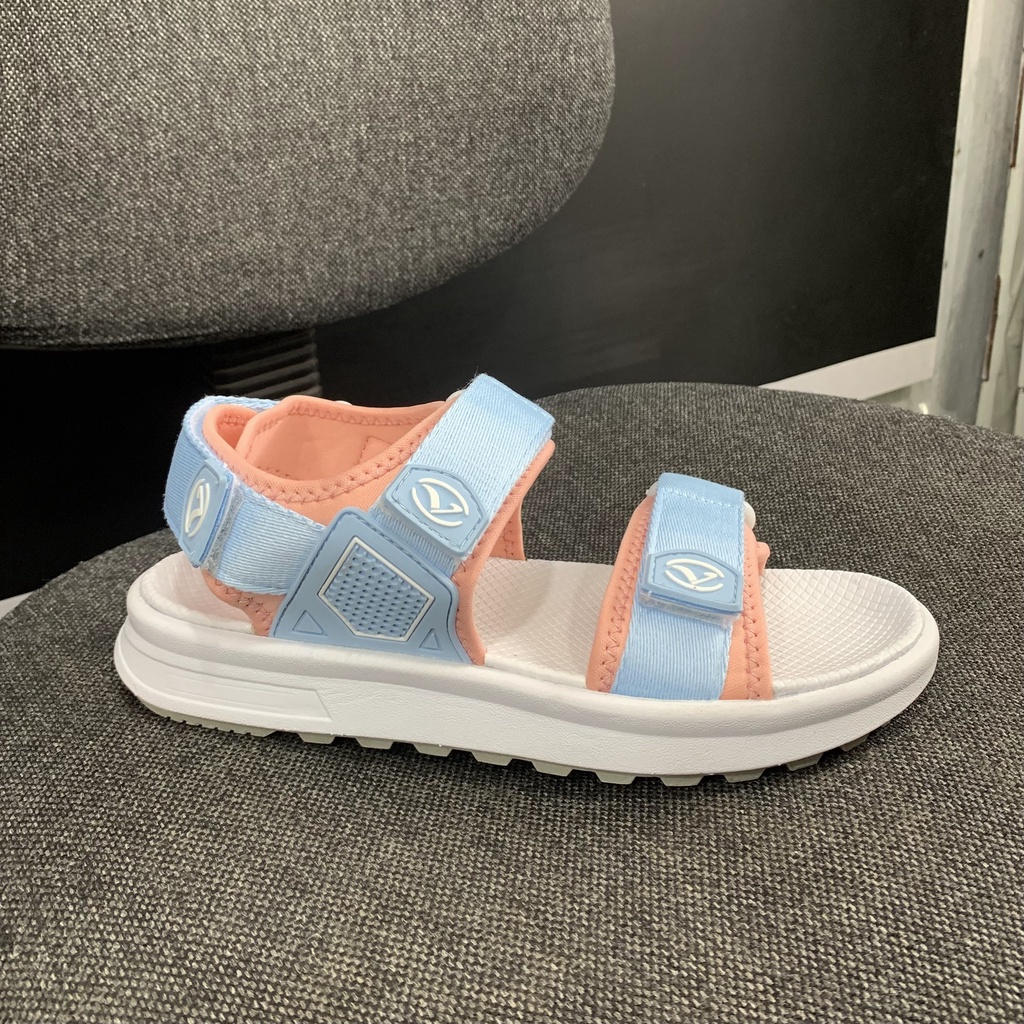 Giày Sandal Nữ Hiệu Rova - Xăng đan đi học RV2205P Hồng xanh dương