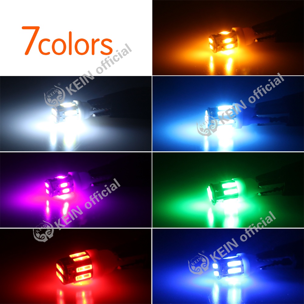 Bóng Đèn Led T10 2021 Mới W5W 10SMD 7020 T10 194 168 501 Gắn Bên Hông Xe Hơi / Mô Tô
