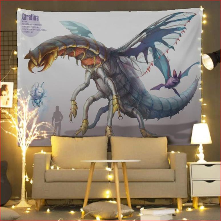 Pokemon 7  Tranh Thảm Treo Tường Decor Trang Trí KT, IN THEO YÊU CẦU.