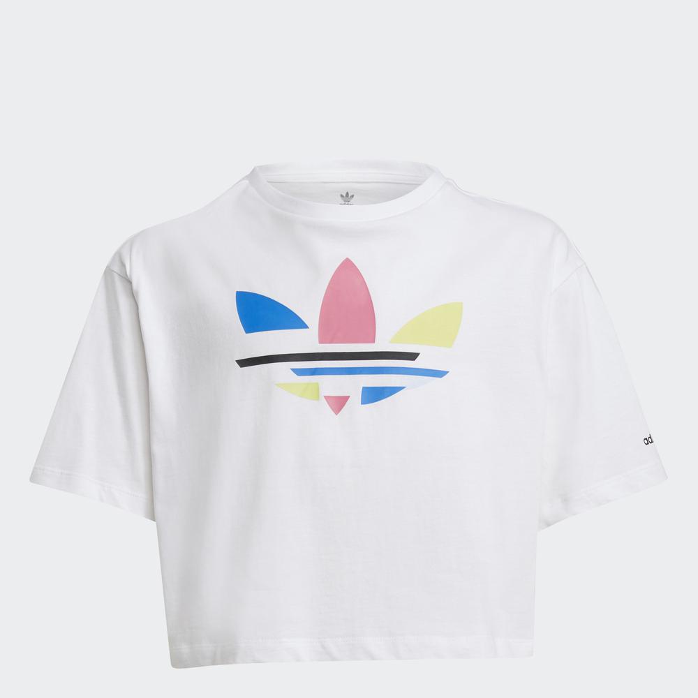 Áo Tee adidas ORIGINALS Em bé Áo Thun Lửng Adicolor Màu trắng H14155