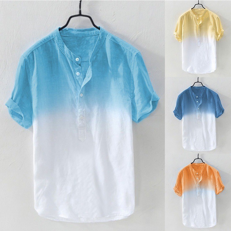 [Giá cực rẻ] Áo đũi nam, cộc tay, cổ tàu