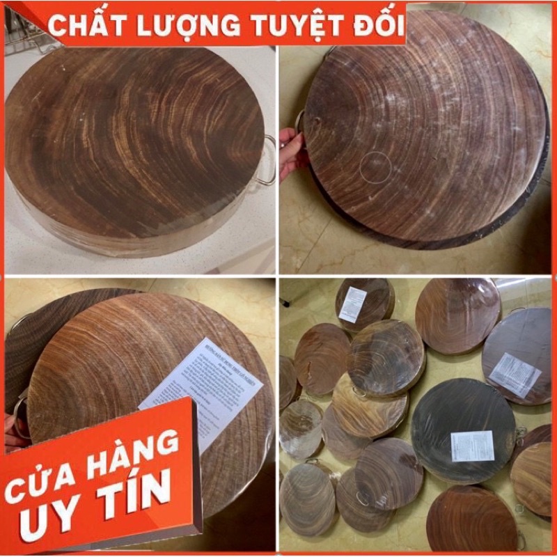 THỚT GỖ NGHIẾN SIZE 35cm DÀY 5cm