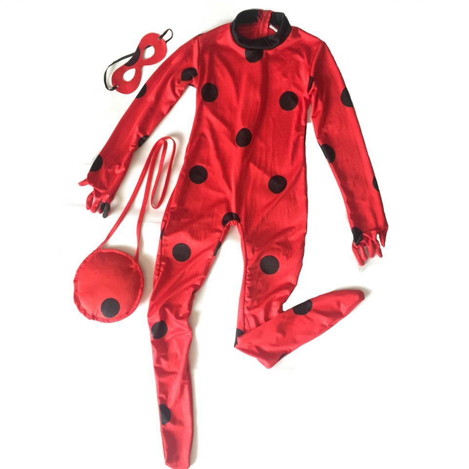 Trang phục Cosplay nhân vật truyện Miraculous Ladybug cho bé gái