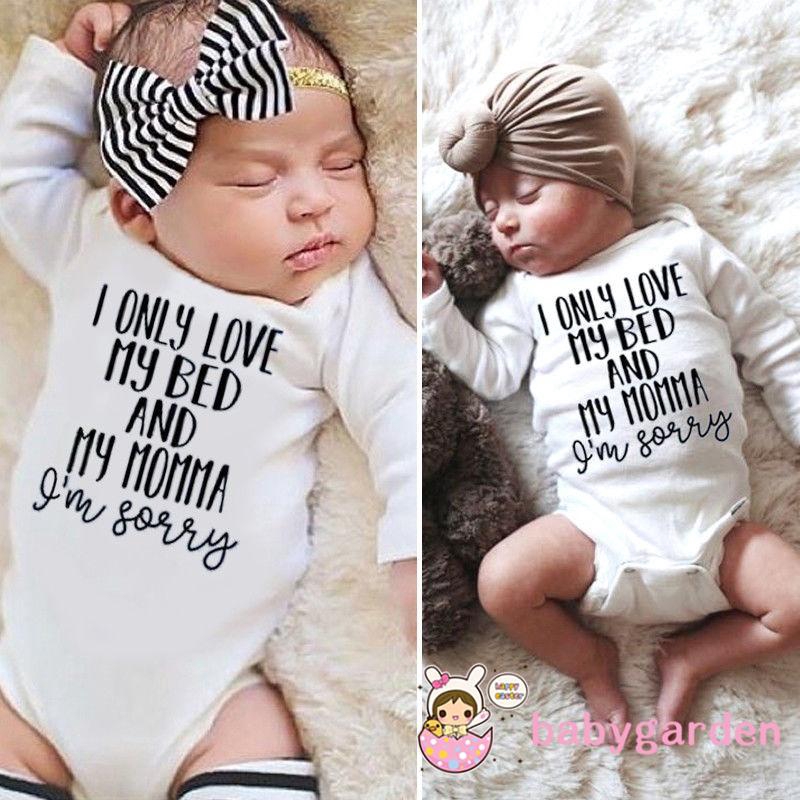 ღ♛ღFashion Newborn Baby Boy Girl Kids Romper Bodysuit Jumpsuit Clothes Outfits