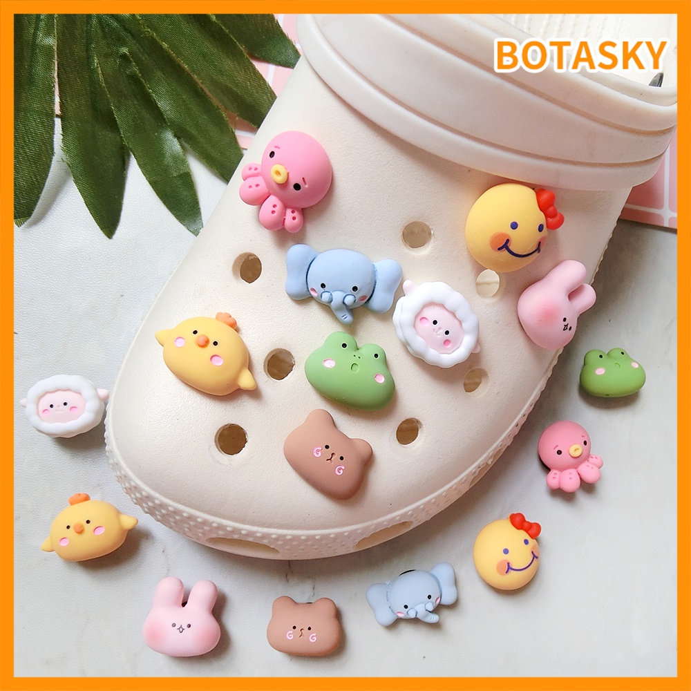 Phụ Kiện Trang Trí Giày Crocs Jibbitz Hình Động Vật Đáng Yêu