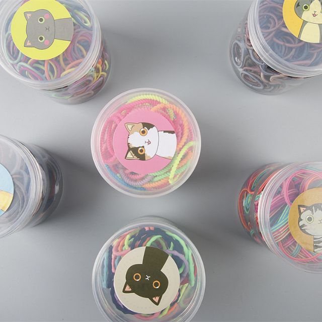 100 cái cột tóc cho bé đủ màu một kiểu