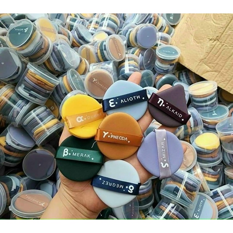 Mút Tán Phấn Nước , Kem Nền Hộp 7 bông nhiều màu ( Nội Địa Trung )