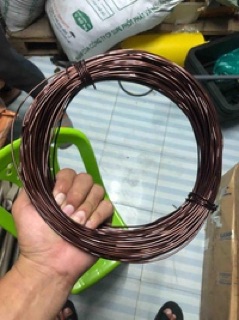 100g Dây nhôm mạ đồng uốn cây cảnh