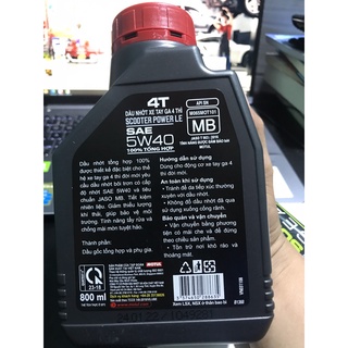 Nhớt Motul Scooter Power LE